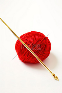 红纱和织针