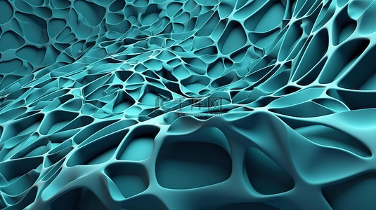 3d 渲染中的 voronoi 纹理抽象背景