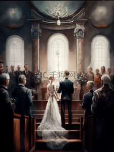 教堂婚礼背景图片_婚礼基督教堂神圣背景