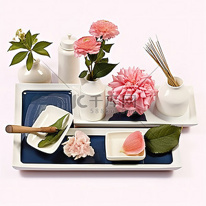 我喜欢夏天背景图片_我喜欢花盆和盆花在托盘中的放置方式