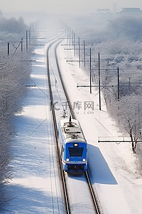 火车穿越雪乡