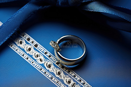 婚礼当天日历，周围有结婚戒指