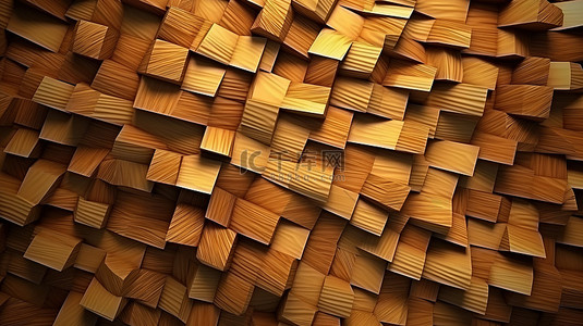 3D 壁纸与装饰木条纹理美丽的墙壁背景