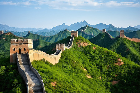 中国旅游背景图片_兰石桃洋北沿线的高墙