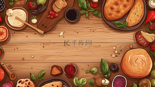 黄色的粮食背景图片_美食粮食木板