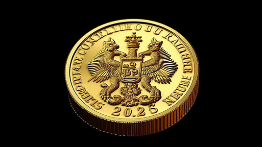 金钱符号图标背景图片_3d 卢布金币的图标