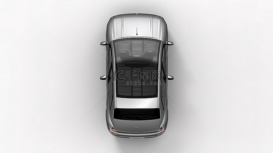 越野背景图片_用于景观设计的独立运动 SUV 的顶视图 3D 渲染
