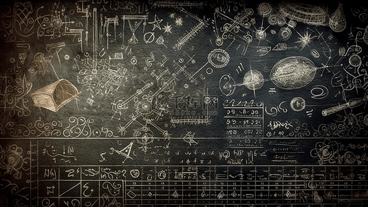 写作背景图片_数学公式轨迹背景