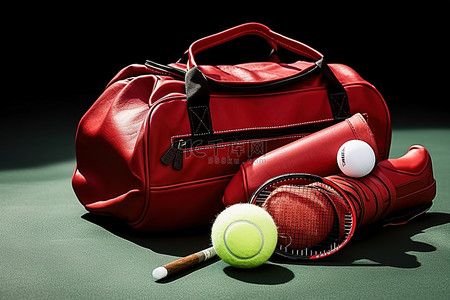 网球包和网球装备