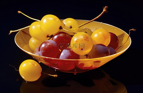 葡萄背景图片_一碗葡萄