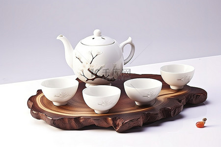 茶具背景图片_瓷器茶具 茶杯套装 陶瓷瓷器茶杯套装 陶瓷中式茶杯套装