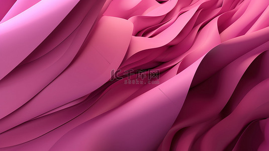 色彩设计海报背景图片_抽象纹理风格 3D 粉红色背景完美适合封面设计海报和网站