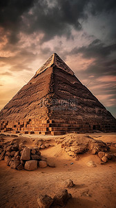 埃及金字塔图案背景图片_金字塔名胜古迹历史背景