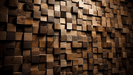 内墙面板装饰性 3D 木质纹理瓷砖，具有质朴的外观