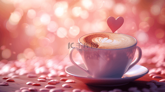 一杯温馨暖心的咖啡饮品图片2