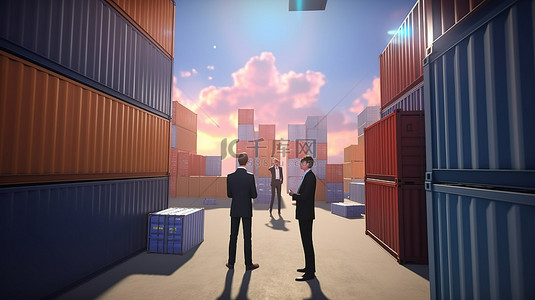 企业高管选择集装箱以在 3D 虚拟世界中高效交付