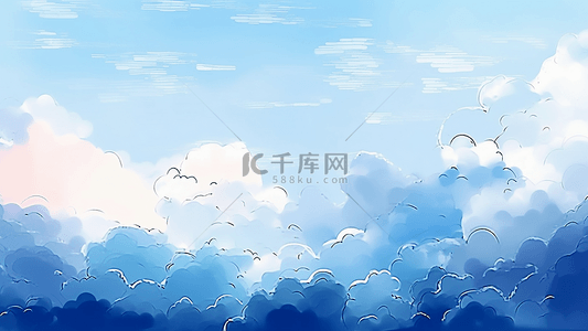 天空蓝色背景