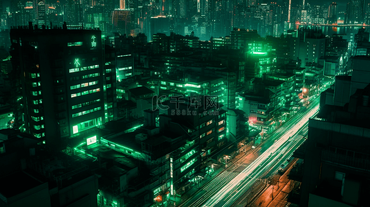 科幻城市建筑背景