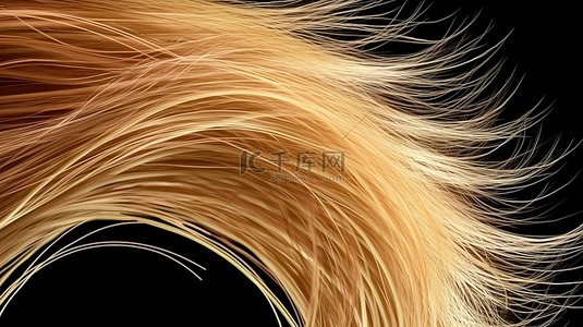 紫红色头发背景图片_头发角蛋白强化护理和治疗的高级 3D 渲染