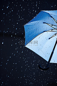 下雨时雨伞掉下来