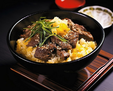 日式牛肉炒饭