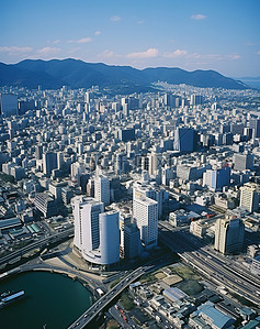城市航拍背景图片_韩国地铁航拍照片jpg