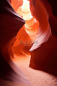 裂缝背景图片_羚羊峡谷入口处