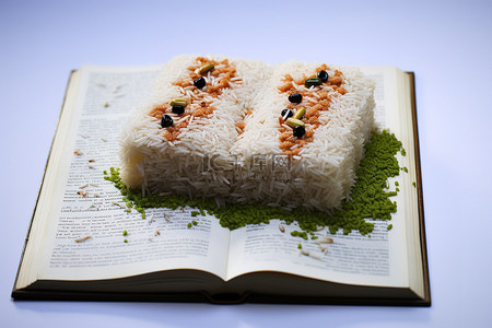 一本用米饭做的早餐