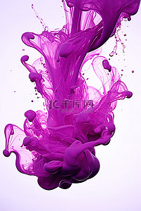 紫色物质旋转的图像