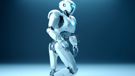 机器人智能机器工业机器人背景