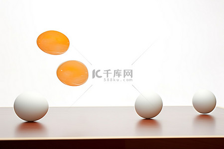 人去背景图片_乒乓球鸡蛋煎鸡蛋在桌子上来回飞来飞去