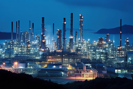 韩国炼油厂照片