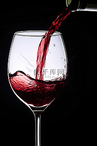 logo红酒背景图片_将红酒倒入酒杯中