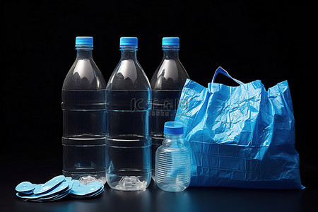 塑料瓶背景图片_塑料瓶