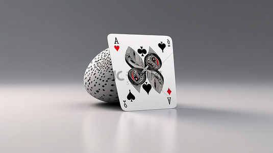 现代黑白设计的红心扑克牌非常适合扑克和赌场游戏