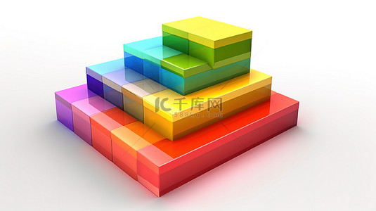 充满活力的 3D 楼梯数据可视化