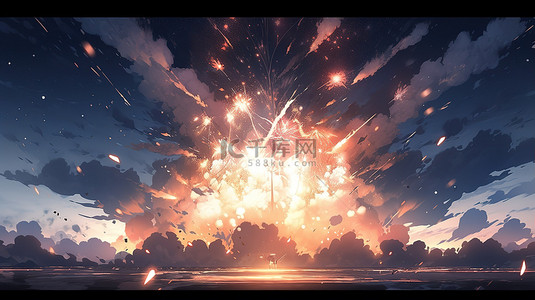 火球背景图片_充满活力的 3d 渲染的爆裂火焰