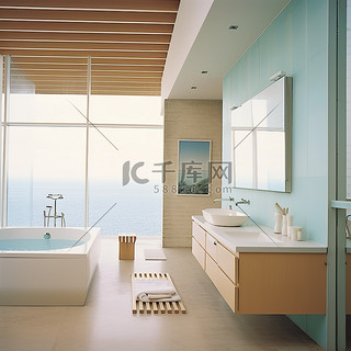 浴室背景图片_现代厨房 现代浴室