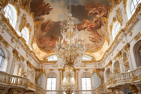 霍恩西尔宫 天花板 奥地利维也纳皇宫