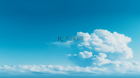 天空云朵夏季蓝色背景