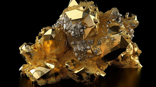 愚人金矿物形成令人惊叹的 3D 黄铁矿晶体