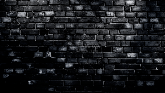 结构结构背景图片_背景墙黑色砖块黑色砖墙墙面纹理背景