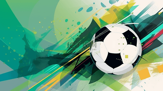 足球比赛图背景图片_足球涂鸦插画