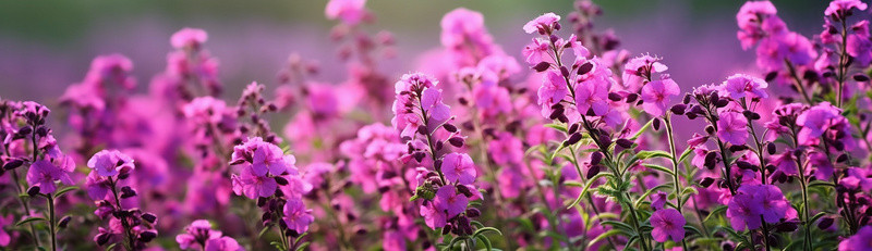 田野野花背景图片_田野里的紫色花朵