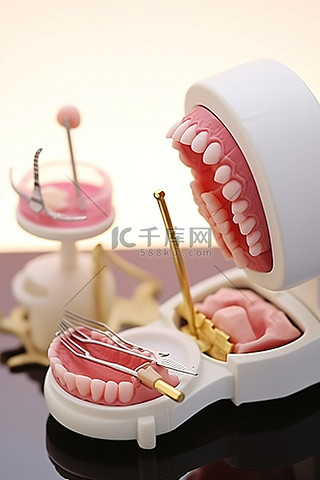 模型牙医套件牙齿牙齿套装带口腔护理