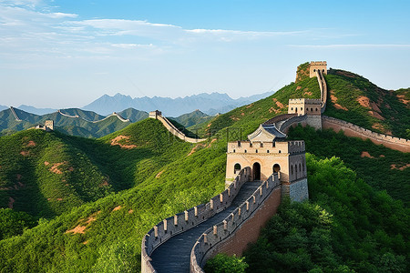 恶魔城堡背景图片_中国的长城