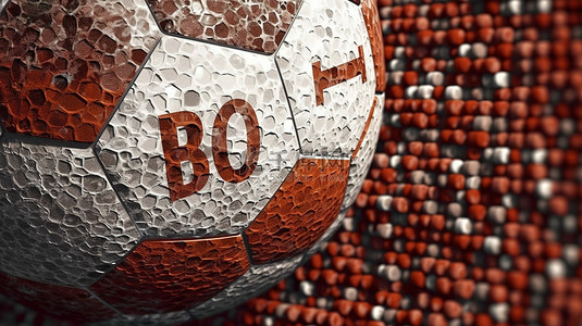 足球启发了“博客”一词的 3D 渲染