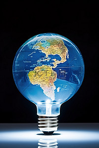 地球背景图片_一个里面有地球仪的旧地球仪灯泡