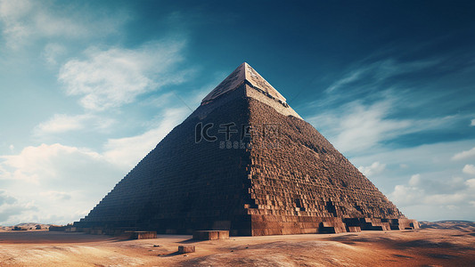 万圣节主题活动页背景图片_金字塔木乃伊法老文化背景