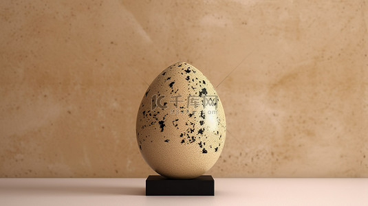 復活節背景图片_米色墙壁上的黑色水磨石图案复活节彩蛋是春天假期的金色喜悦